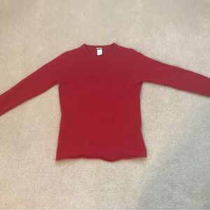 Red Long Sleeve Sweater